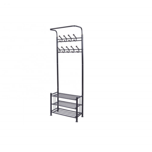 metal shoe rack with clothes hanger KC-R159