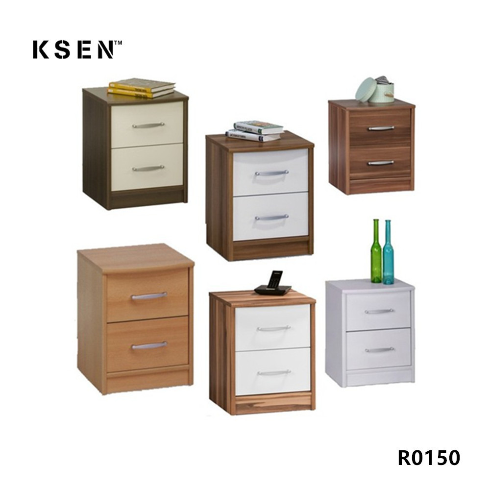 wood side cabinet design for bedroom KC-R150