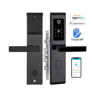 TTLock App Wifi Smart Door Lock Biometric Fingerprint Intelligent Lock Digital Keypad Password Keyless Entry Door Lock