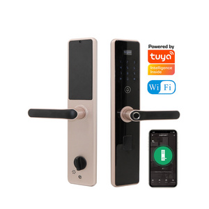 Security Home Cerradura Inteligente Con WiFi Tuya App Electronic Fechadura Digital Biometric Fingerprint Keyless Smart Locks