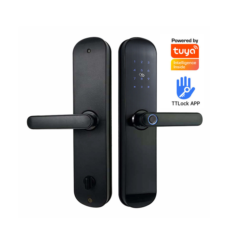 TTlock Tuya APP WiFi Fingerprint Door Lock Fechadura Electronica Digital Keyless Smart Locks for Home Front door