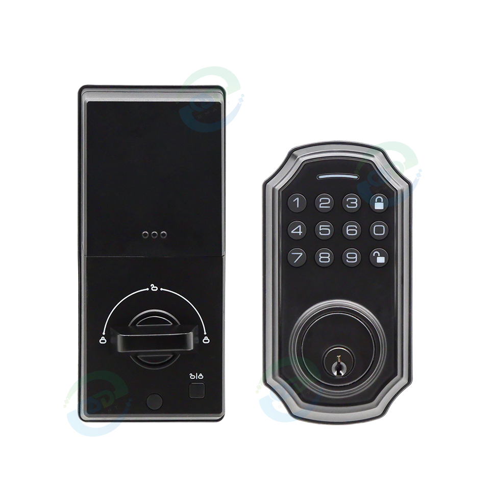 Automatic Tuya BLE App Smart Deadbolt Lock Simple Keyless Entry Bolt Deadbolt Smart Lock for Home Office Security