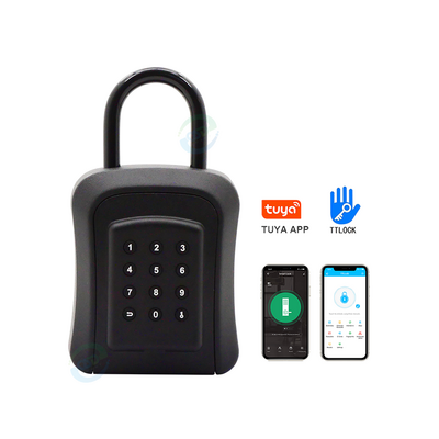 Cheapest Waterproof Key Safe Tuya Smart Lock Box Security Smart Keys Storage for Outside Digital Password Smart Key Lock Box