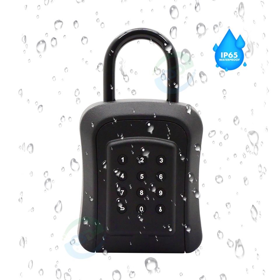 Cheapest Waterproof Key Safe Tuya Smart Lock Box Security Smart Keys Storage for Outside Digital Password Smart Key Lock Box