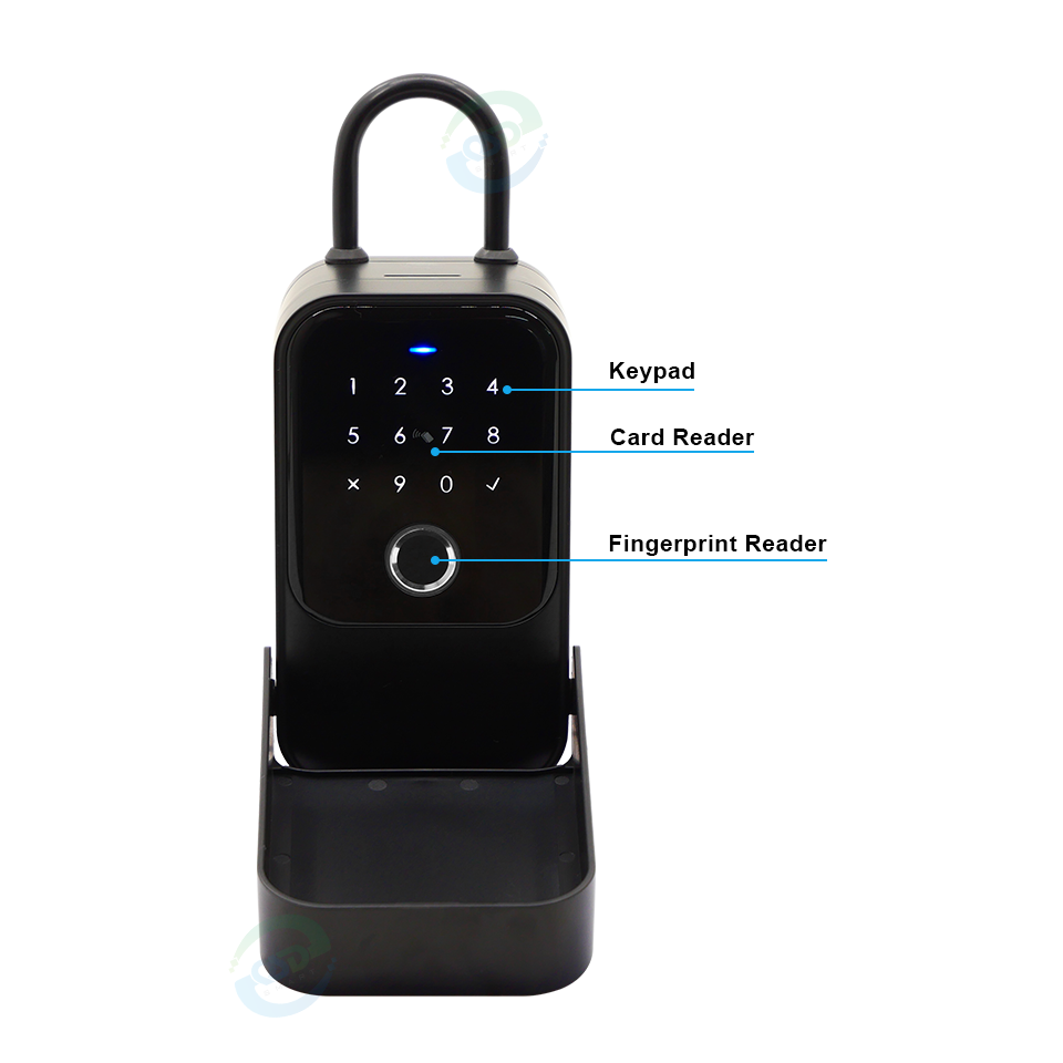 Waterproof Smart Key box wireless wifi anti-theft electric Password RFID card fingerprint Keyless Tuya TTlock APP Smart Key Box