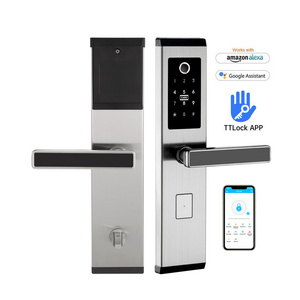 High Security TTLock Smart Finger print Door Lock Intelligent Digital Door Handle Keyless Lock Entry Home Front Door