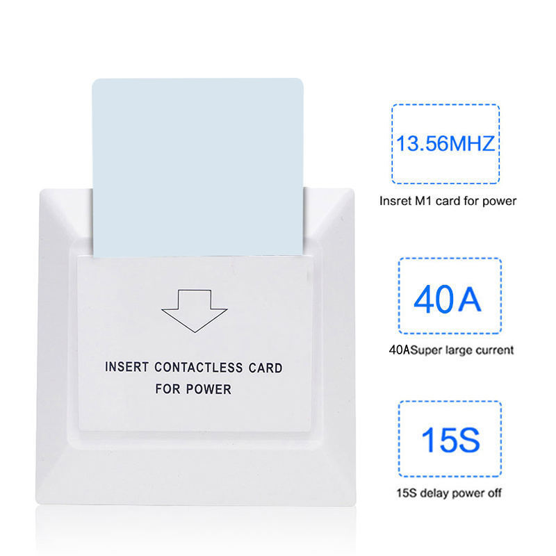 220V/110V Hotel Electric Energy Saving Switch RFID Smart Hotel Room Key Card Insert Power Switch