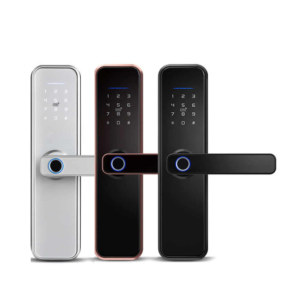 High Security Fingerprint Door Lock WIFI Tuya APP Apartment Airbnb Inteligente Cerradura Electronica Digital Keyless Smart Lock