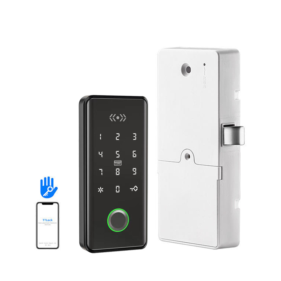 Biometric Fingerprint Electronic Cabinet Lock Digital Keypad Smart Card Drawer Lock for Spa Swimming Pool Gym