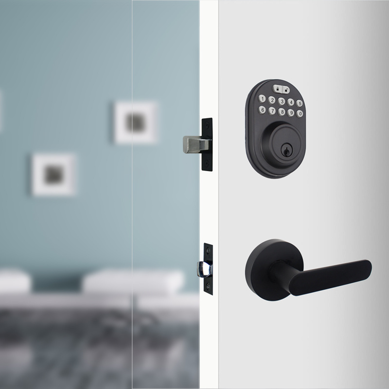 New Arrival Tuya WiFi App Smart Deadbolt Lock Electric Automatic Deadbolt Digital Keyless Entry Smart Door Lock