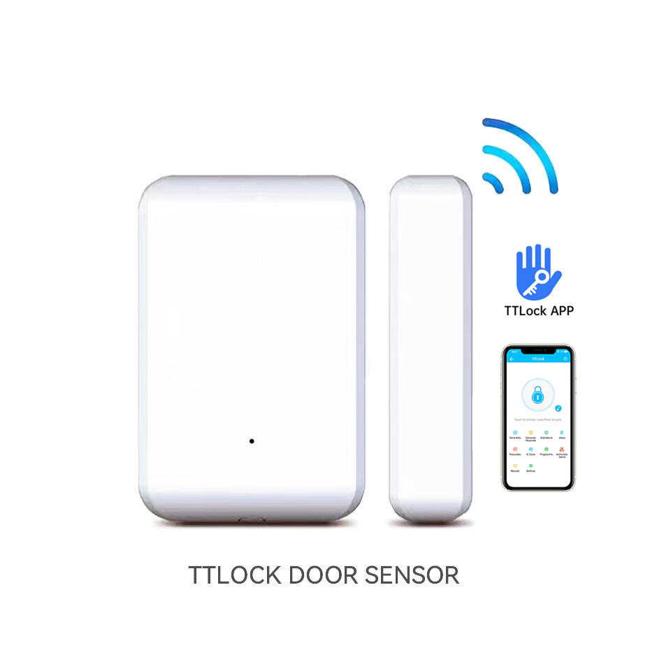 Smart Home Wireless Magnetic Door Sensor Alarm for Smart Lock and Window Wifi TTlock Door Sensor