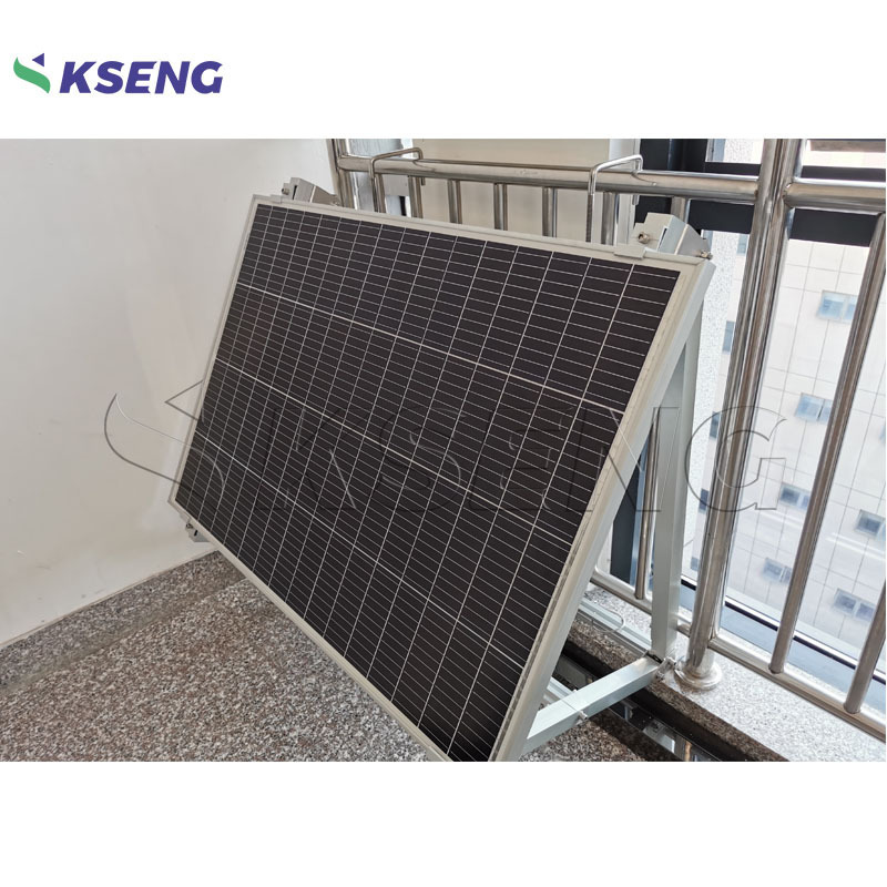 400w balcony solar system 600W panello solare plug and play adjustable angle solar panel bracket for balcony