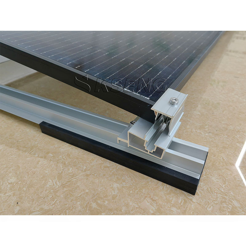 European warehouse PV Mount System Solar Panel Ground Mounting Solution Solar Ballasted Roof Mounting Brackets