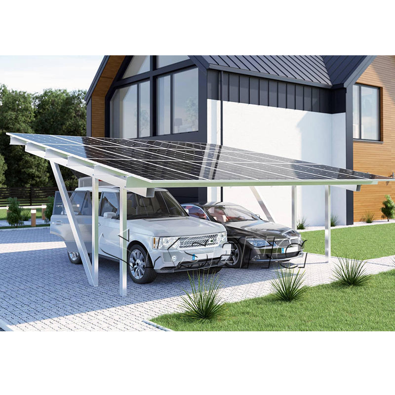 Solar Carport Energe Structure Carport Aluminum Mounting Set System Solar Bracket Solar Patio Solar Carport