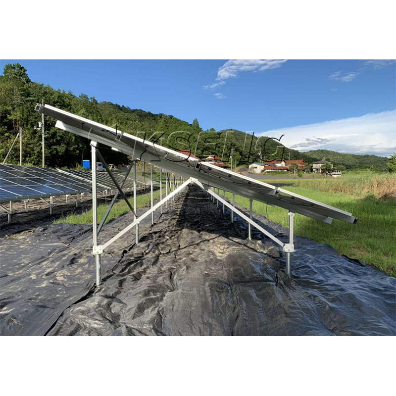 Kseng Ground Style Solar Panel Mounting Stand Called Stand Galvanized Steel Aluminium Solar Panel Ground Mounting System