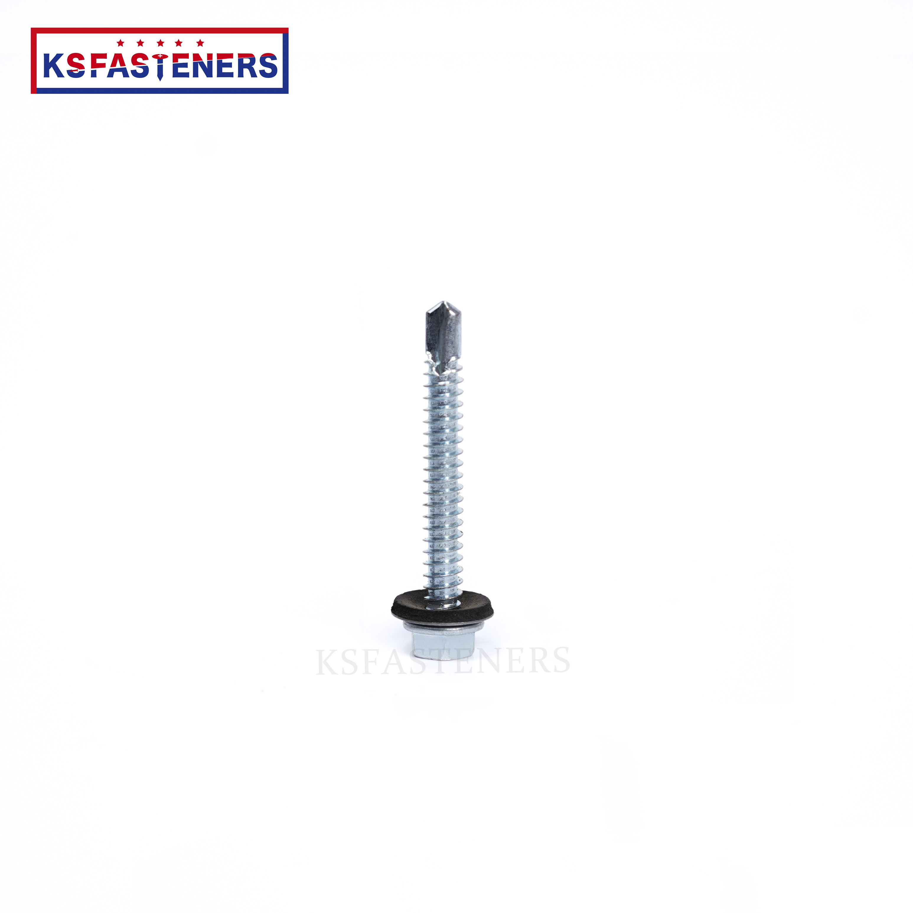 Galvanized Tornillos Patta Hex Washer Head Self Drilling Metal Concrete Screw Stainless Csk Roofing Screw with Epdm Washer 150mm