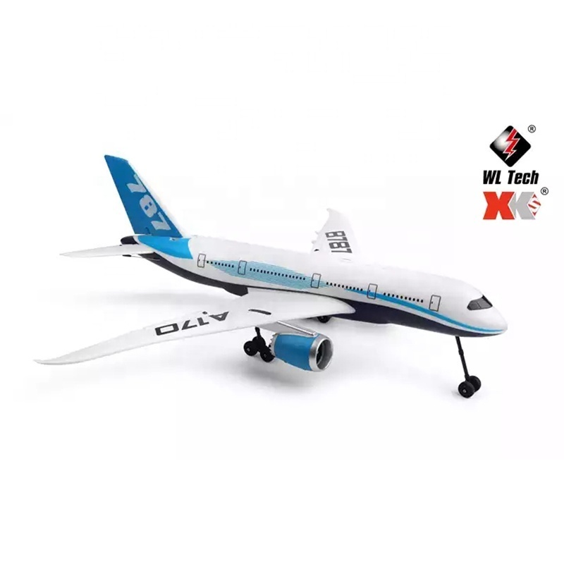 WLtoys A170 RC Airplane 660mm Wingspan 2.4GHz 4CH Remote Control Airplane 3D/6G Brushless Motor EPO Material Outdoor Aircraft