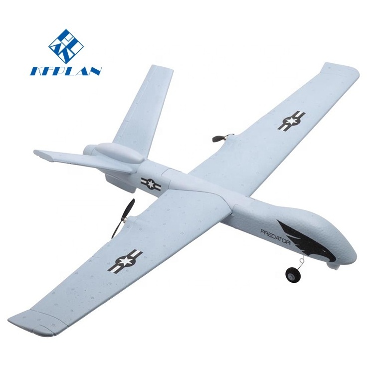 DIY 2.4G 2 Channel Remote Control Model Plane With LED Hand Throwing Wingspan RC Jet Airplane Soft EPP Foam Glider Plane