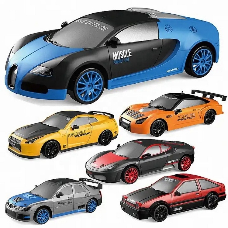 Wholesale 2.4GHz Drift RC Car 4WD 1/24 Scale Drift Racer Radio Control GTR model AE86 Racing Sport Car Toys