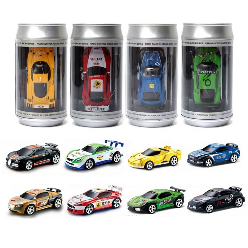 2010B Mini RC 1:58 Scale 4CH Pocket Portable Miniature Cans Pack Wireless Radio Control Racing Car