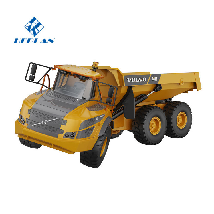 New Arrival Double E E591-003 2.4GHz Remote Control Truck 1/20 Dumper Tractor Model Engineering Car Vehicle Toys For Boys Gifts