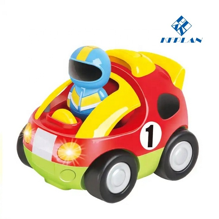 Fancy Design 2 Channel Mini Cartoon Car Racing Toys Remote Control RC Cartoon Racing Car Kid Toy With Lights And Music