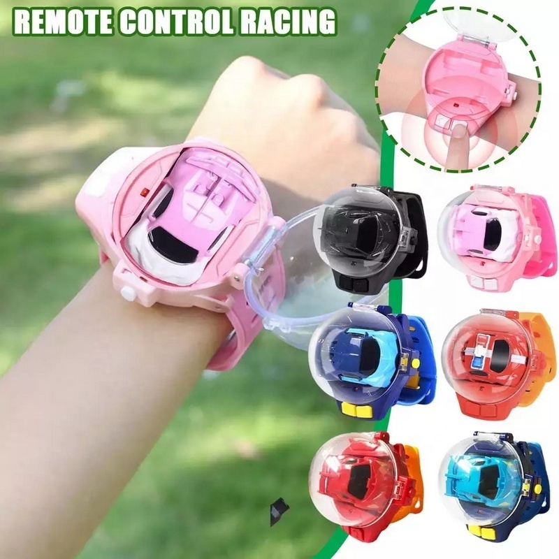 Mini Watch Car 2.4G Watch Remote Control Vehicle Cute Truck Infrared Sensing Rc Cars Toys For Baby Small Children gift