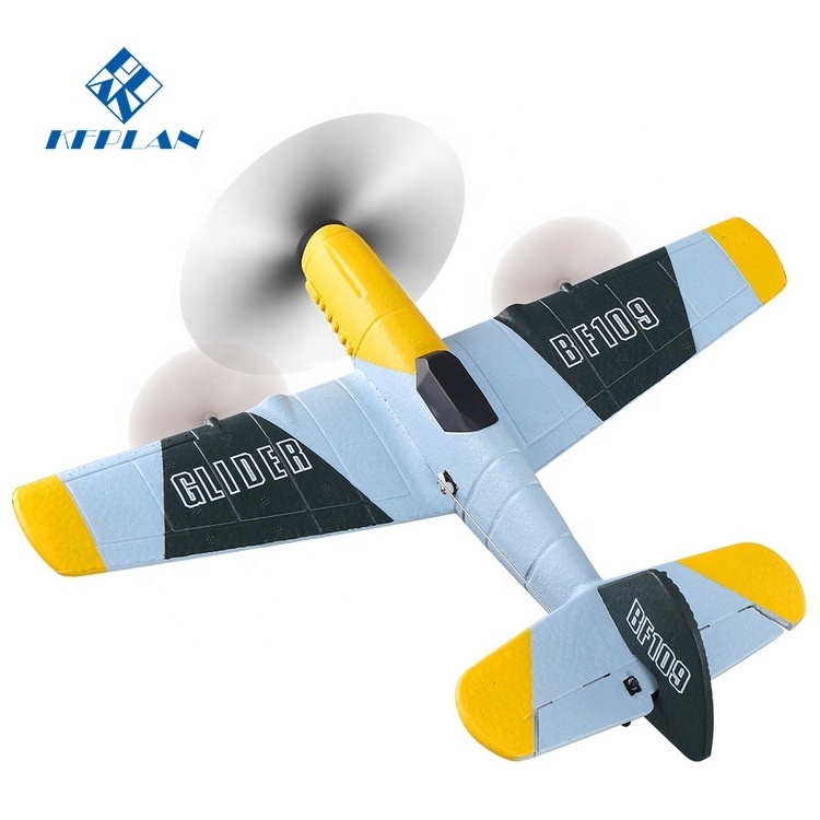 Factory Sales 2.4G 2 Channel Remote Control Model Plane Hand Throwing Wingspan RC Jet Airplane Soft EPP Foam Glider Swing