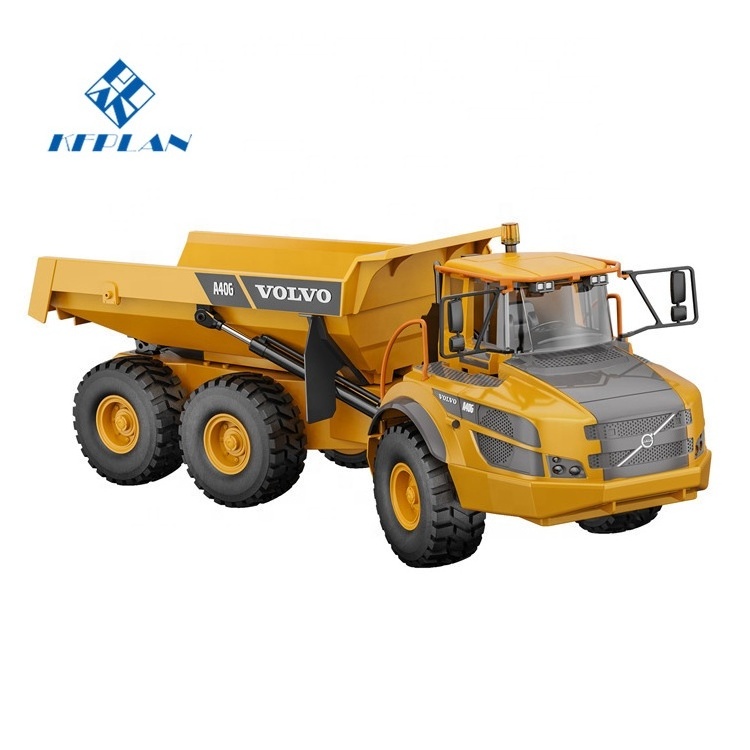 New Arrival Double E E591-003 2.4GHz Remote Control Truck 1/20 Dumper Tractor Model Engineering Car Vehicle Toys For Boys Gifts