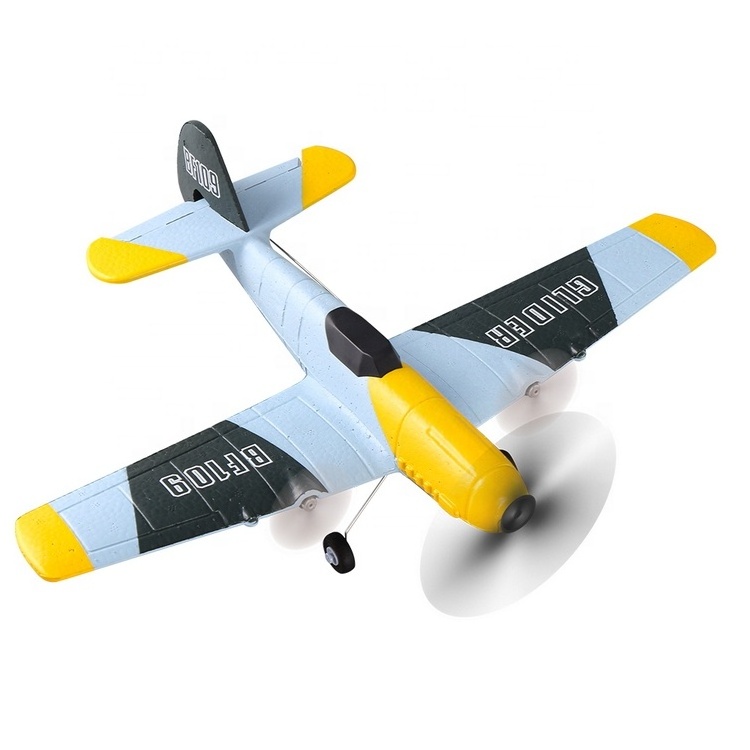 Factory Sales 2.4G 2 Channel Remote Control Model Plane Hand Throwing Wingspan RC Jet Airplane Soft EPP Foam Glider Swing