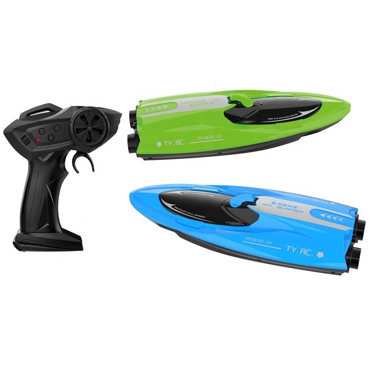 Low Price FY009 RC Boat 2.4G Remote Control Double Vortex Jet Twin Turbojet Speedboat Waterproof Cover Protection RC Boat