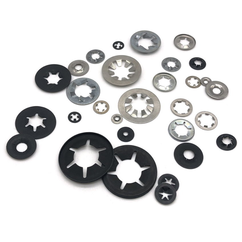 Self Locking Star Lock Washer Stainless Steel Dome Star Shaped Lock Washer/Fender Washer