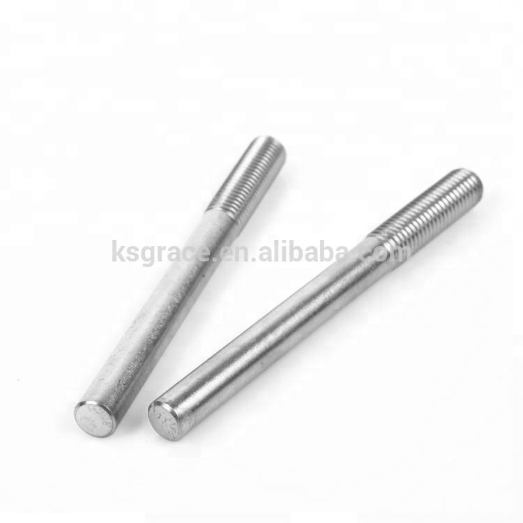 Stainless Steel Single End Studs Rod Double Thread Stud Threaded 38 All 10/24 Metal Steel Plastic Dowel Tube Rods