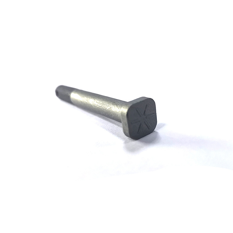 Custom Cotter Pin Square Head Bolt Geomet Bolt With Wire Hole Cotter Pin In End