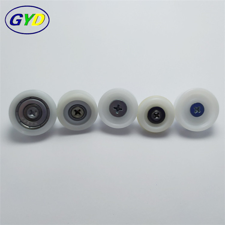 Best quality plastic cash drawer pulley ball bearings sliding drawer guide roller wheels with bearing