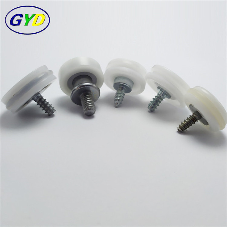 Best quality plastic cash drawer pulley ball bearings sliding drawer guide roller wheels with bearing