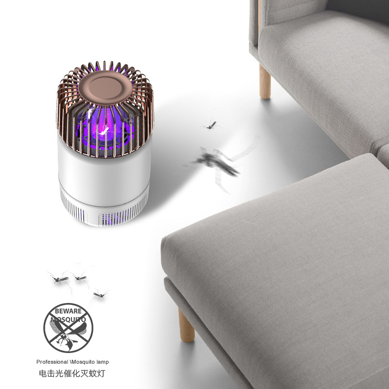 2023 new Electric mosquito killer lamp USB rechargeable purple light mosquito control device indoor and outdoor