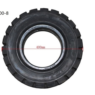 Factory Wholesale Forklift Tire, Forklift Parts 4.00-8, 5.00-8 Rubber Solid Tyre