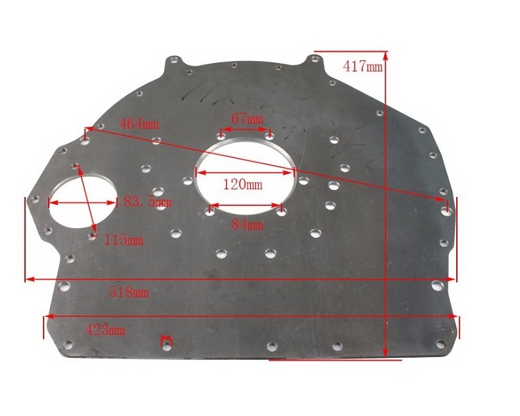 Forklift Parts Engine F14E/F18C/S4S Flywheel Housing with OEM: 32A07-07400