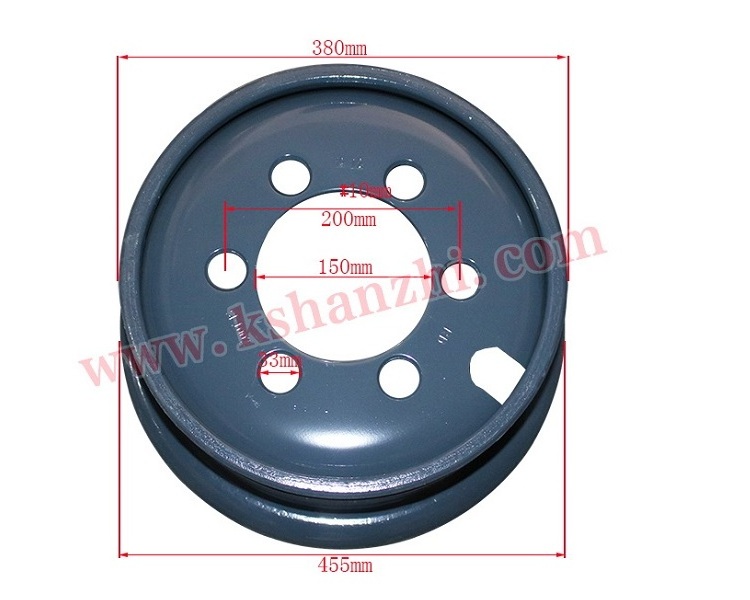 Forklift Parts 24454-40221 6 Holes 28*9-15 Wheel Rim For JAC,TCM, Heli Forklift