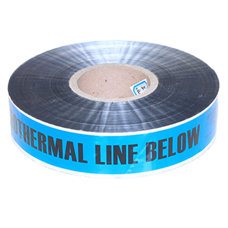 Caution Underground Buried Detectable Warning Tape Aluminium Foil Marking Tape for Metal Wire