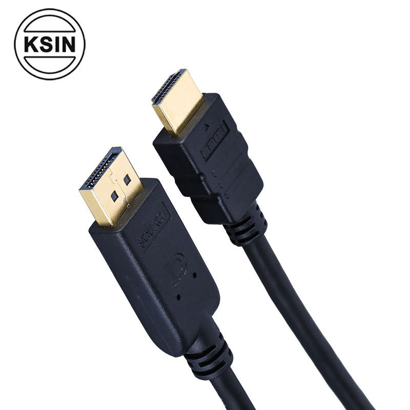 1080P Male To Male DP Displayport to HDMI Cable Display Port to 1080P HDMI Adapter Converter For Laptop PC Projector