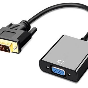 DVI D male to VGA female Converter DVI 24+1 to VGA Adapter DVI to VGA Flat Cable