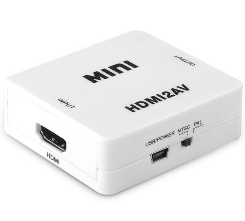 1080P mini HDMI to AV converter