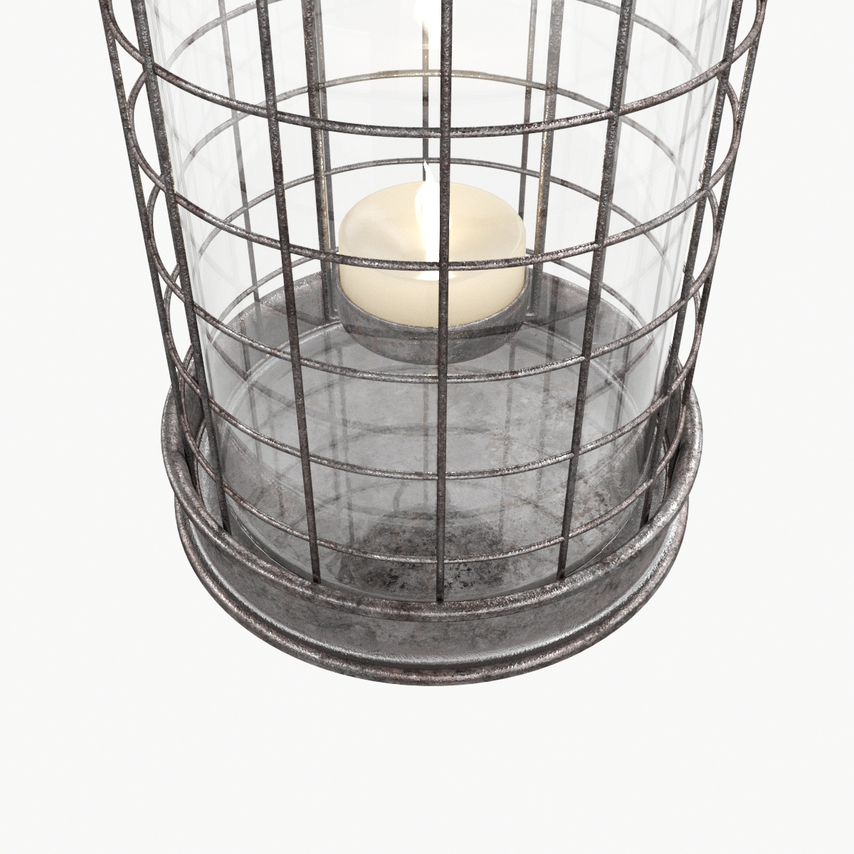 Galvanized Metal Candle Holder Custom Wholesale Metal Candle Vessels Large Empty Candle