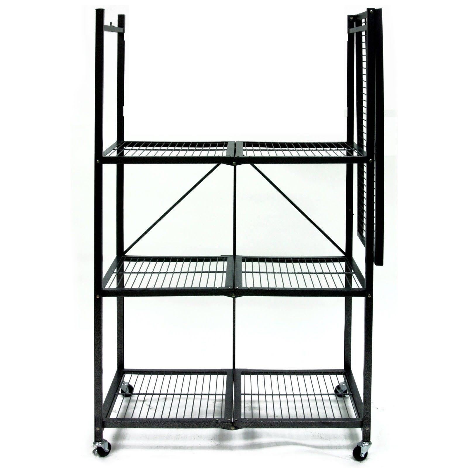 Storage Shelves on Wheels, Steel Shelving Holds Heavy Duty Garage Storage & Organization, Closet Organizer, Utility