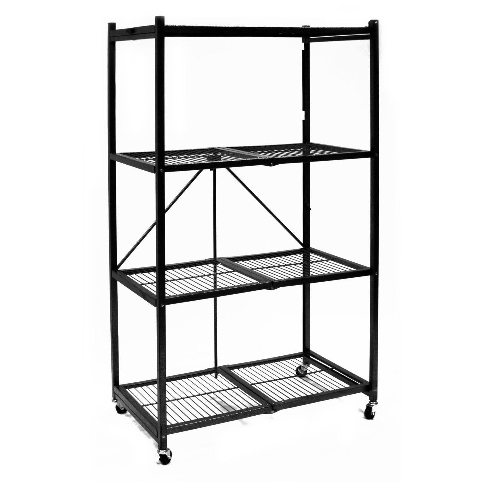 Storage Shelves on Wheels, Steel Shelving Holds Heavy Duty Garage Storage & Organization, Closet Organizer, Utility