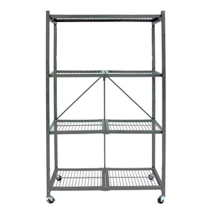 Storage Shelves on Wheels, Steel Shelving Holds Heavy Duty Garage Storage & Organization, Closet Organizer, Utility