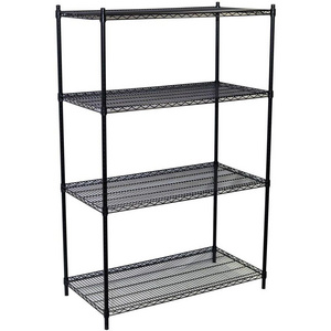 Heavy Duty Storage Shelving Unit, Steel Organizer Wire Rack, Storage Rack with Leveling Feet for Kitchen Office Garage