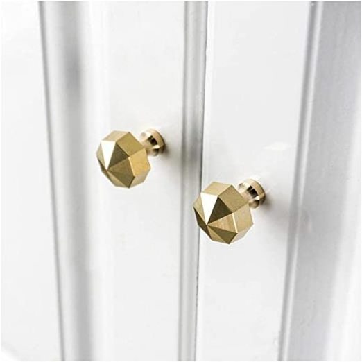 Brass Knob Dresser Knobs Pulls Drawer Pull Handles Unique Kitchen Cabinet Pulls Door Knob Handle Modern Furniture Hardware Decor